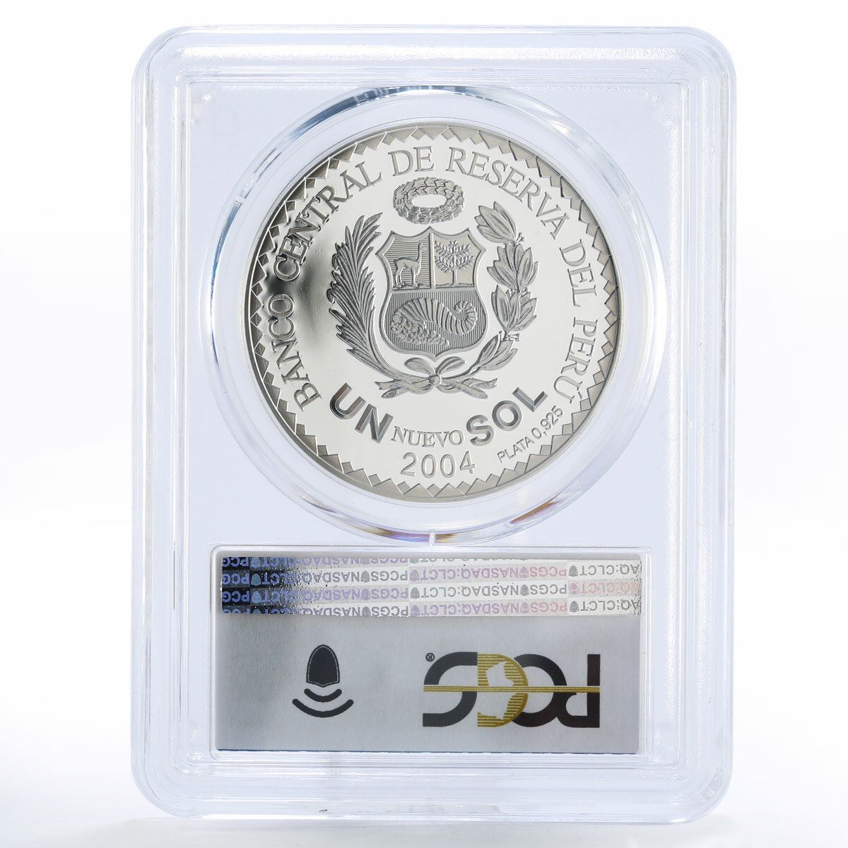 ペルー 1ソル サッカーワールドカップ ドイツ大会 選手 PR69 PCGS 銀貨