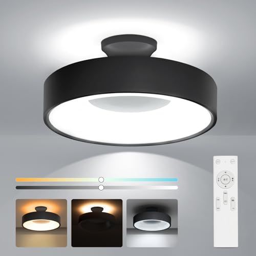 禄越 シーリングライト 間接照明 8畳 36 W LED ライト 照明器具 12段階 調光調色 リモコン付 常夜灯 消灯タイマー ledシーリングライト おしゃれ 省エネ 簡単取付 和室 洋室 寝室 廊下 子供部屋 キッチン 天井 リビング c 100 ac 2 e