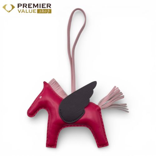 エルメス ペガサスチャーム MM フランボワーズ/ローズサクラ/ルージュ