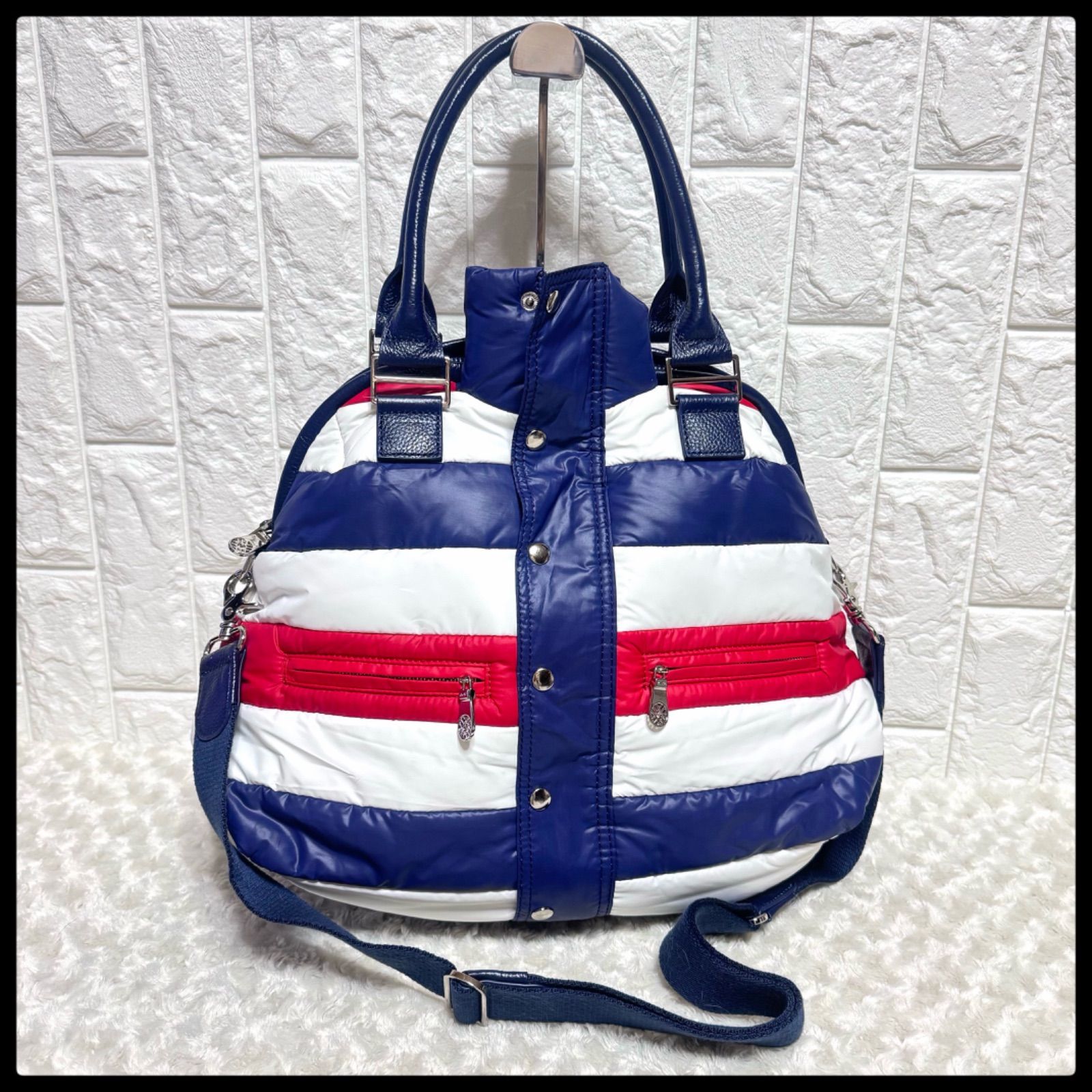 希少】ムータマリン muta 2way ボストンバッグ ショルダーバッグ