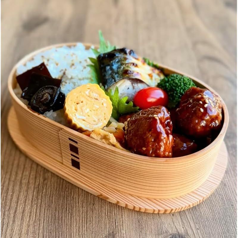 新着商品】大館工芸社 小判弁当（大） 2430 750ml 曲げわっぱ わっぱ