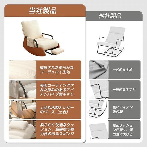 ロッキングチェア リクライニングチェア