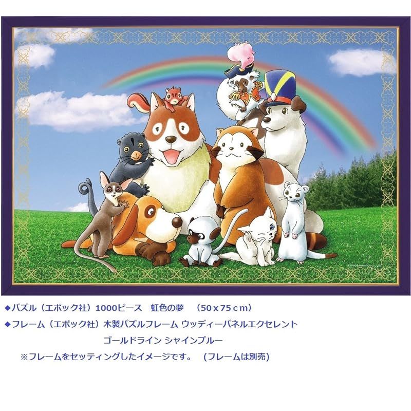 新着商品】1000ピース ジグソーパズル 世界名作劇場 虹色の夢(50x75cm