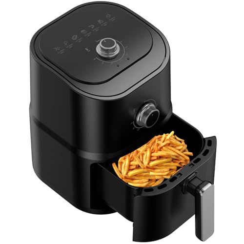 コンパクト エアフライヤー 3 L 一人暮らし 1 2人用 95 オイルカット 時短 ヘルシー 1台7役の多機能 日本語レシピ付き PSE認証済み プレゼントに最適p 01 f 48652