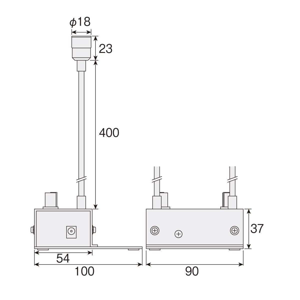  ホーザン HOZAN LEDライト フレキシブルアーム アーム長400 mm 自立型 左右独立調光 コンパクト設計 長寿命LED スポット照明 L-703 その他 計測 検査