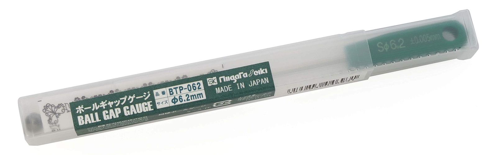 新潟精機 SK 日本製 ボールギャップゲージ ABS樹脂グリップ S φ6.2 BTP-062