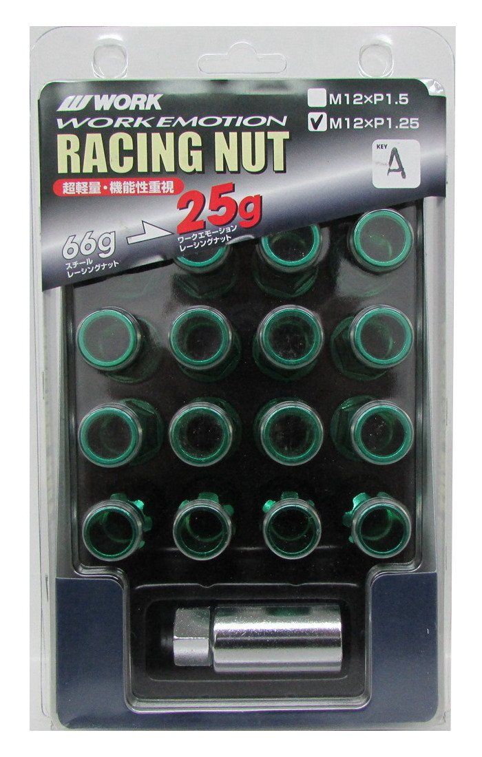 新品 WORK(ワーク) ロングタイプロックナットセット 軽量レーシング
