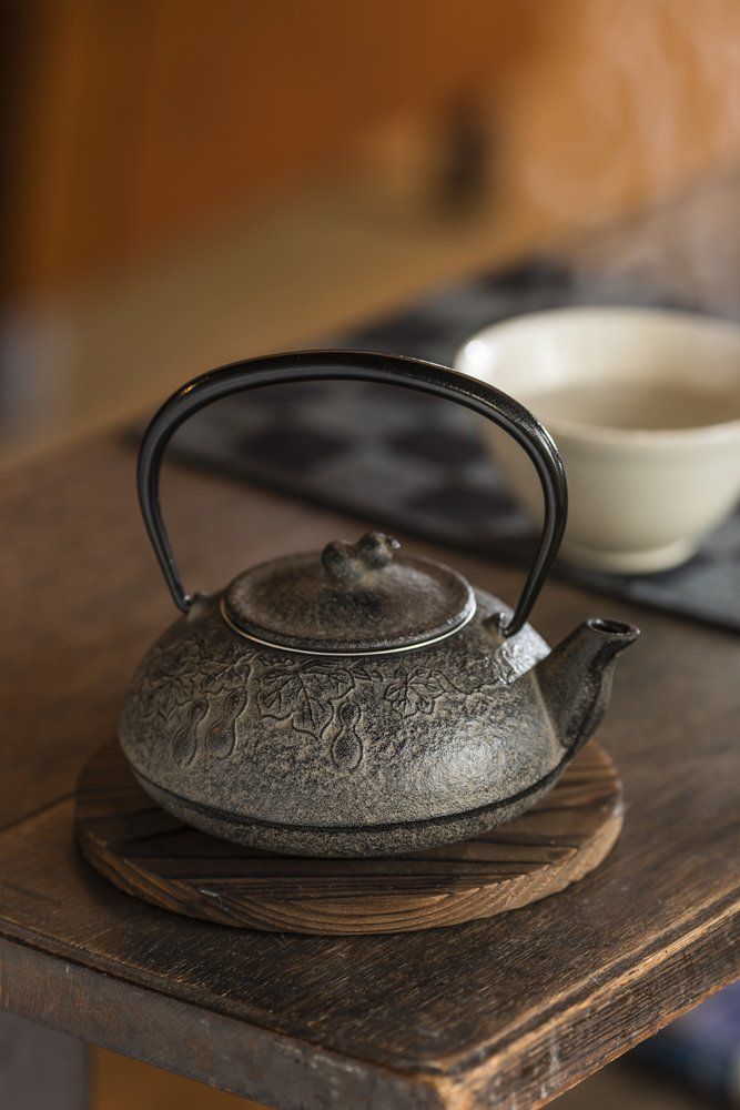 新品 池永鉄工(Ikenaga Iron Works) 鉄急須 0.4L 南部鉄器 ひさご 日本