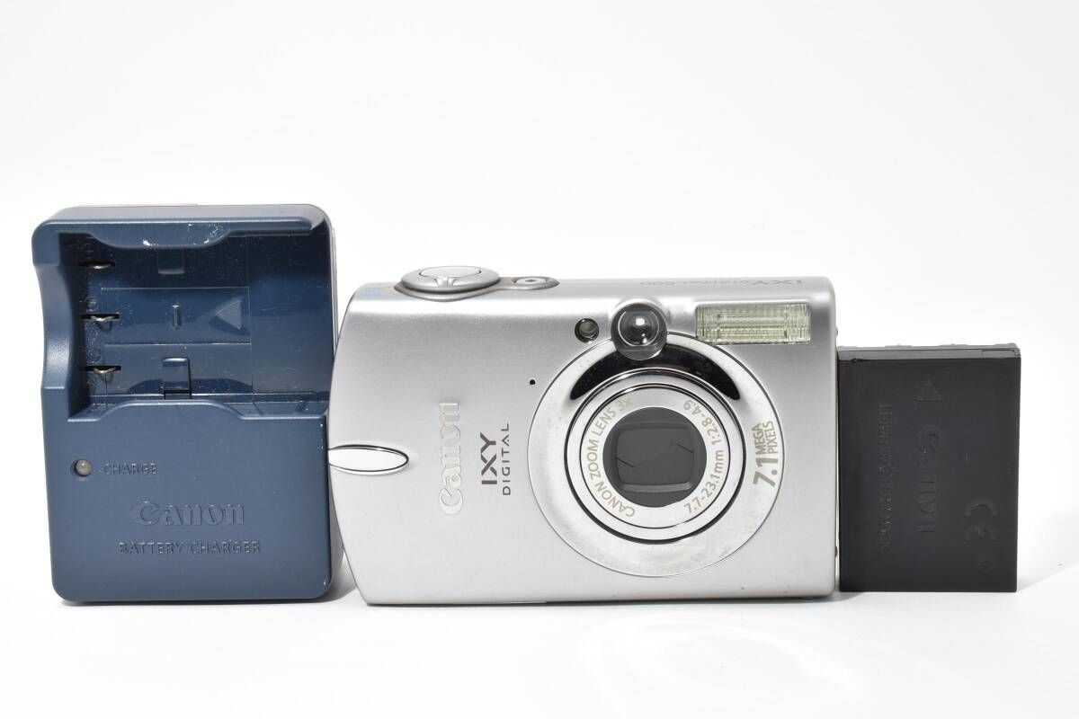 ☆美品☆Canon キヤノン IXY DIGITAL 600 PC1114 シルバー #4252W0184