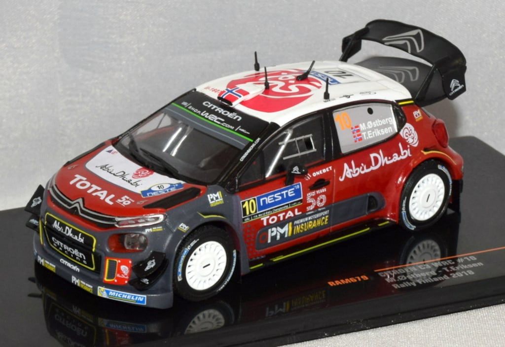 ixo MODELS 1/43 CITROEN C3 WRC #10 Rally Finland 2018 RAM679