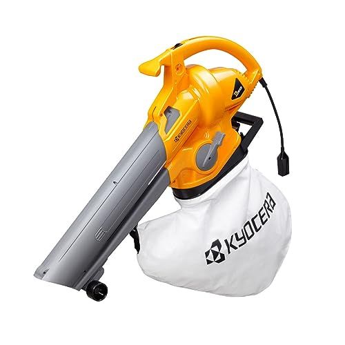 迅速に発送 京セラ Kyocera 旧リョービ ブロワバキューム RESV-1000 A 697252 吹き寄せ 吸い込み 粉砕が1台でできる 作業に合わせて風速 風量を2段階に切替え 吸い込んだ枯れ葉などを1|10に粉砕 新設計ファ 35 176 bd