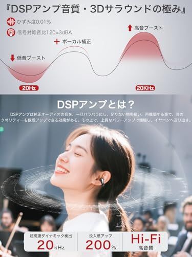  音質至上主義第二弾 イヤーカフ型の新感覚 Earaku イアラク AirCuff F 306 イヤーカフイヤホン ワイヤレスイヤホン オープンイヤー イヤホン イヤーカフ型 超軽量 耳を塞がない 耳挟み式 音漏れ無し DSP機能 独自I 46 d 2 aa 85 ザルセット その他 キッチン 食器