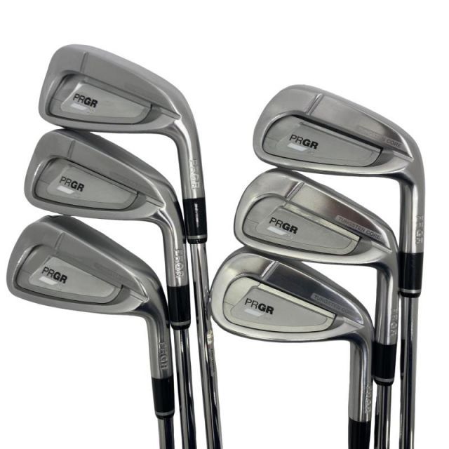 中古】 プロギア PRGR 02 6S アイアンセット IR 純正特注シャフト