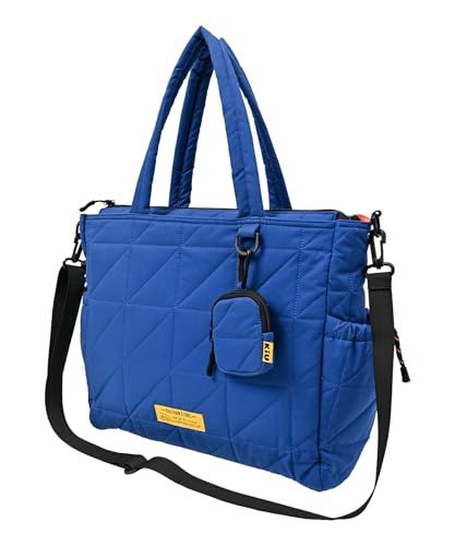 KiU キウ スクエアパデッドマルチパーパストートバッグ SQUARE PADDED MULTI-PURPOSE TOTE BAG 防水 撥水 キルティング マザーズバッグ 大容量 ショルダー ポケット おしゃれ かわいい カジュアル アウト f 1 cdabbf