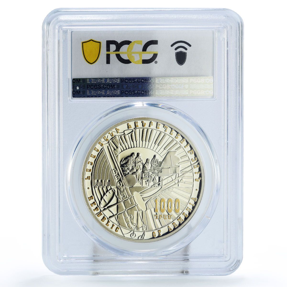 2010年 高知県 1000円 銀貨 ACCA PR-69 地方自治法施行60周年記念貨幣