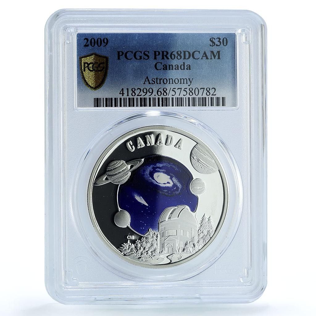 カナダ 30ドル 天文学 KM-895 宇宙惑星 PR 68 PCGS 銀貨 2009年 - メルカリ