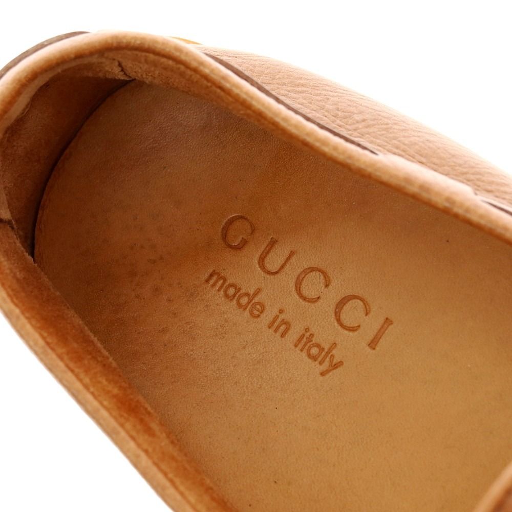 中古】グッチ GUCCI タッセル ドライビングシューズ ブラウン【サイズ8