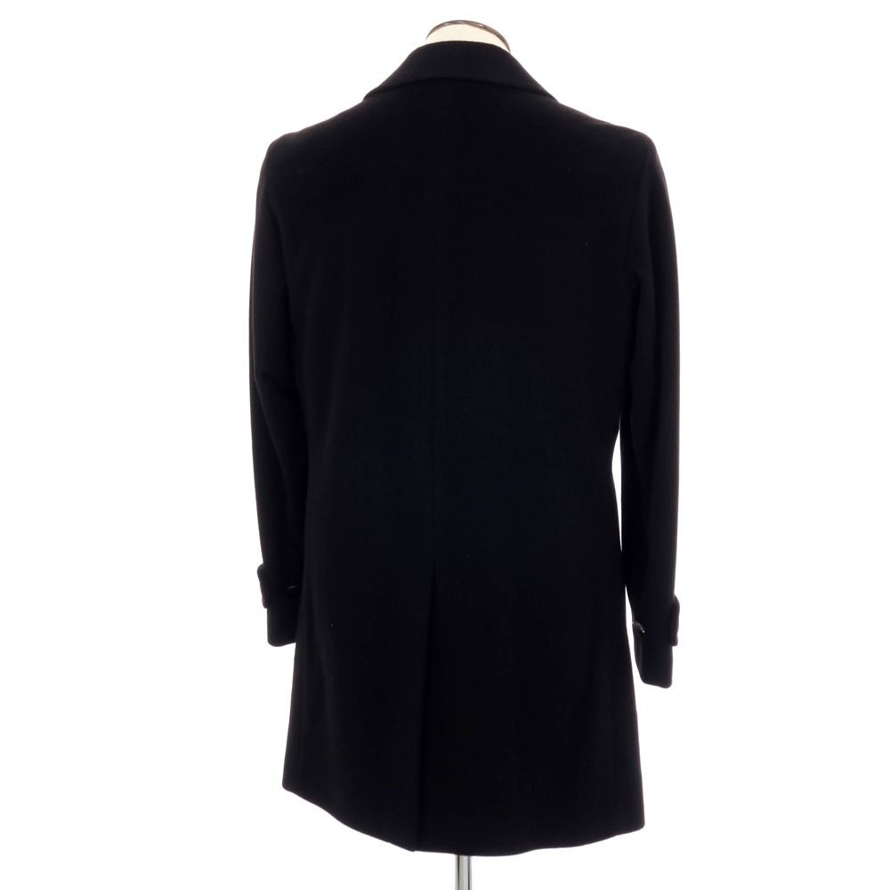 未使用級美品　ポールスミス　アンゴラ100%ステンカラーコート　ブラック　黒　M 中古】ポールスミス Paul Smith アンゴラ ステンカラーコート ブラック