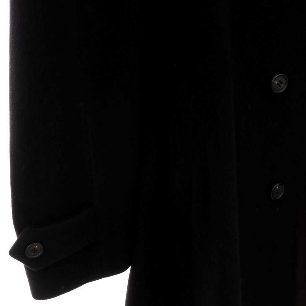 中古】ポールスミス Paul Smith アンゴラ ステンカラーコート ブラック