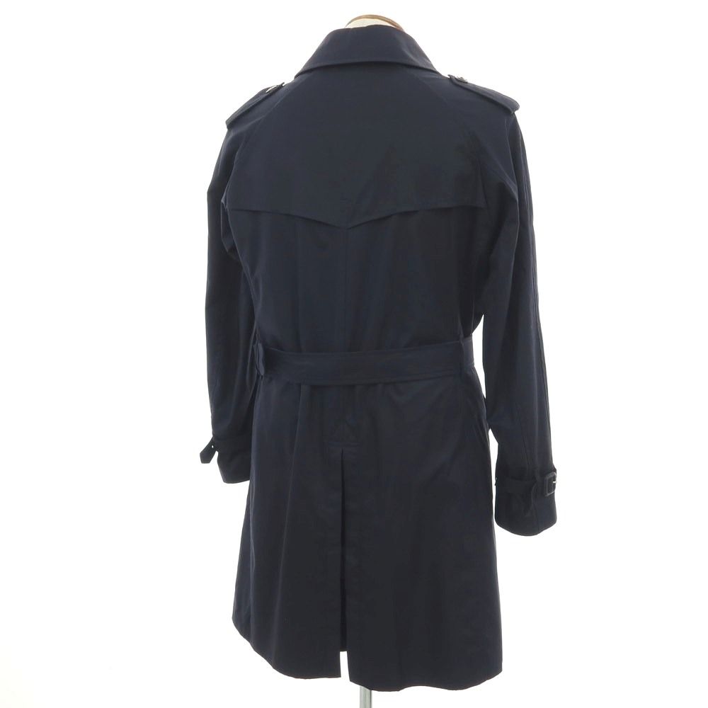 中古】グレンフェル GRENFELL コットン トレンチコート ネイビー