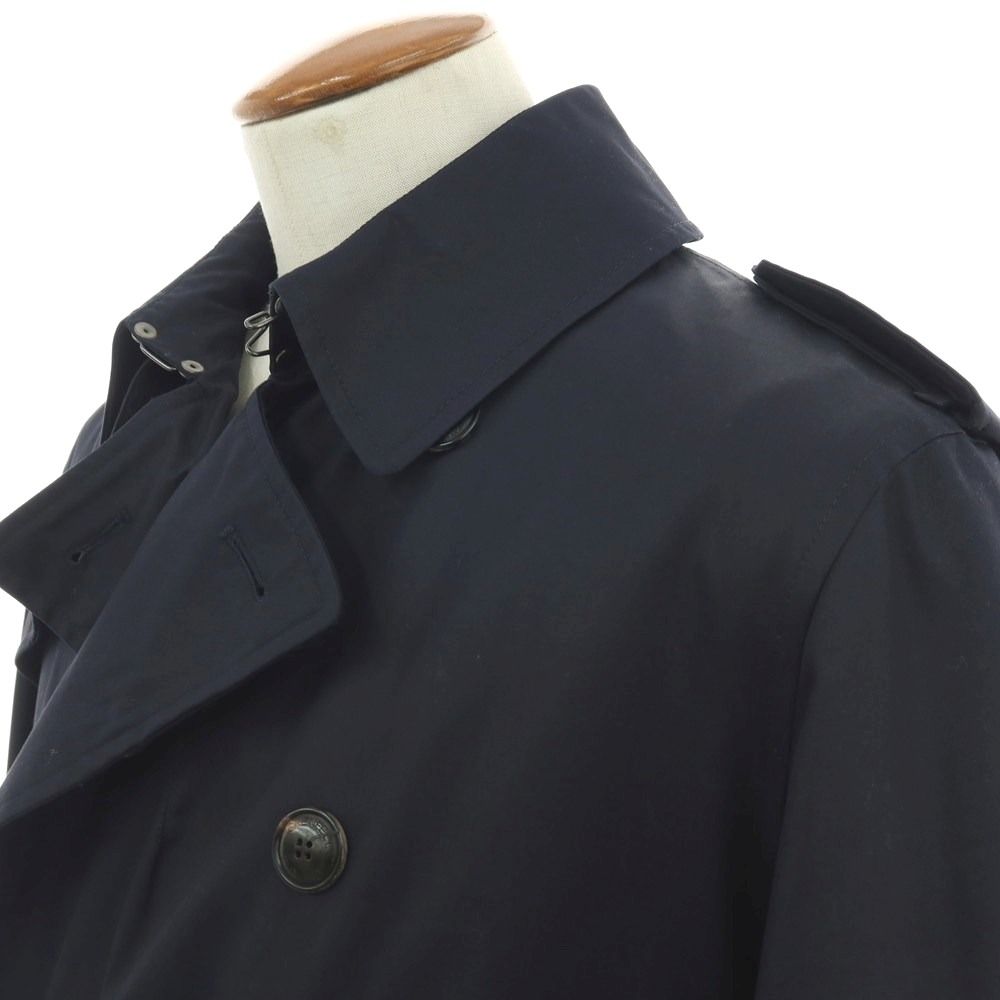 中古】グレンフェル GRENFELL コットン トレンチコート ネイビー