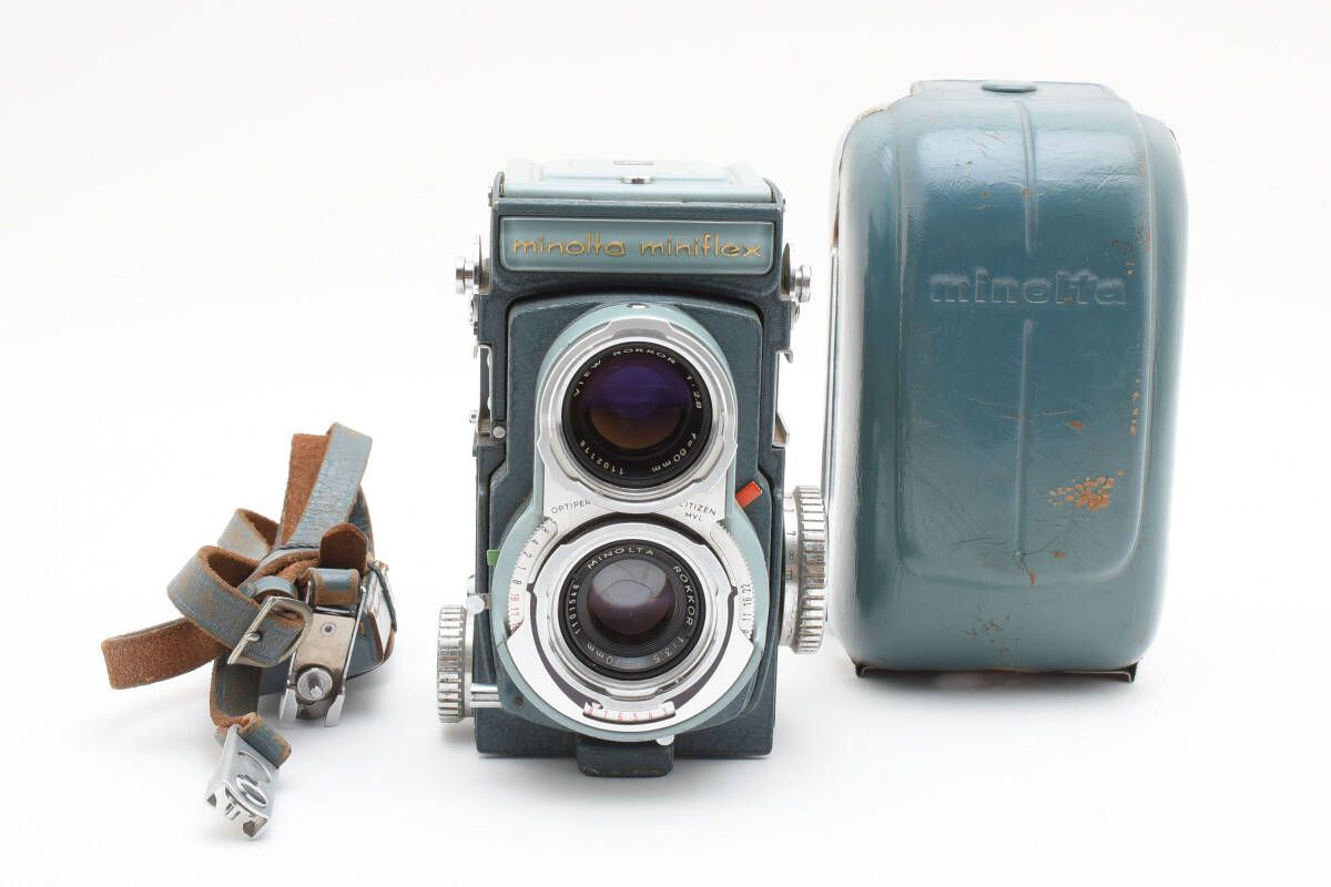 ☆良品☆ ミノルタ MINOLTA MINIFLEX ROKKOR F3.5 60M (二眼レフカメラ