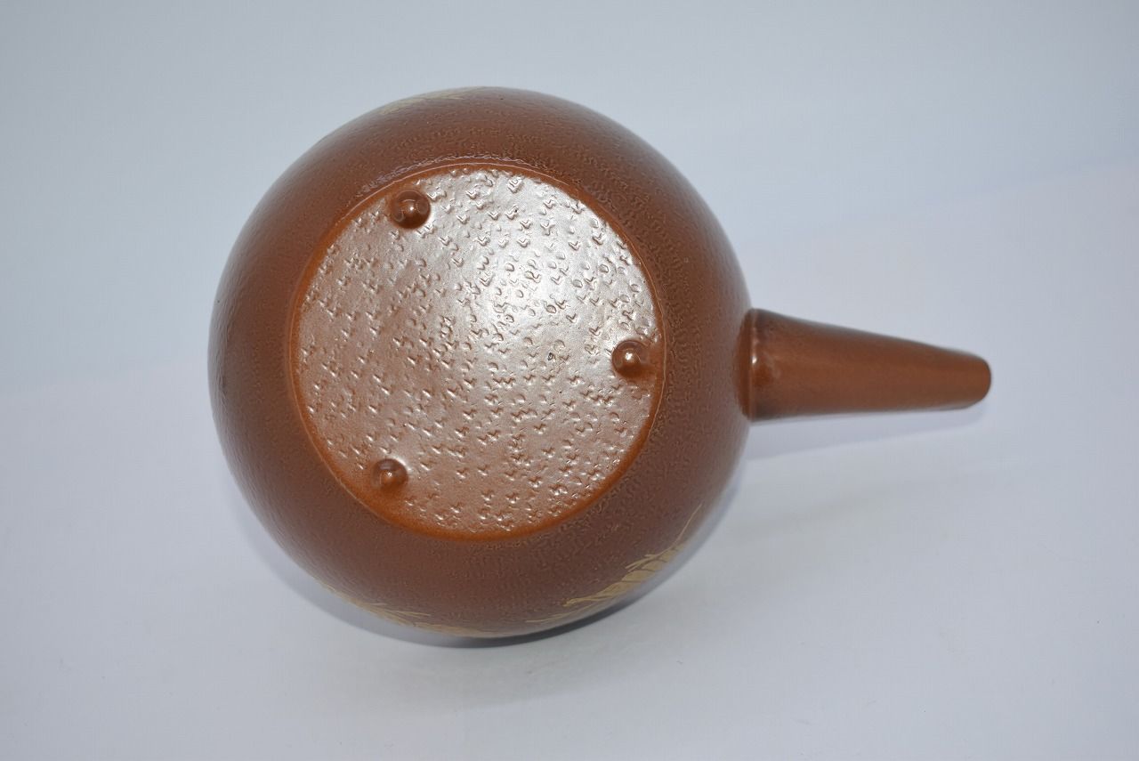 茶道具 海松貝蒔絵 銅製 銚子 陶器製替蓋付 29-9505 - メルカリ