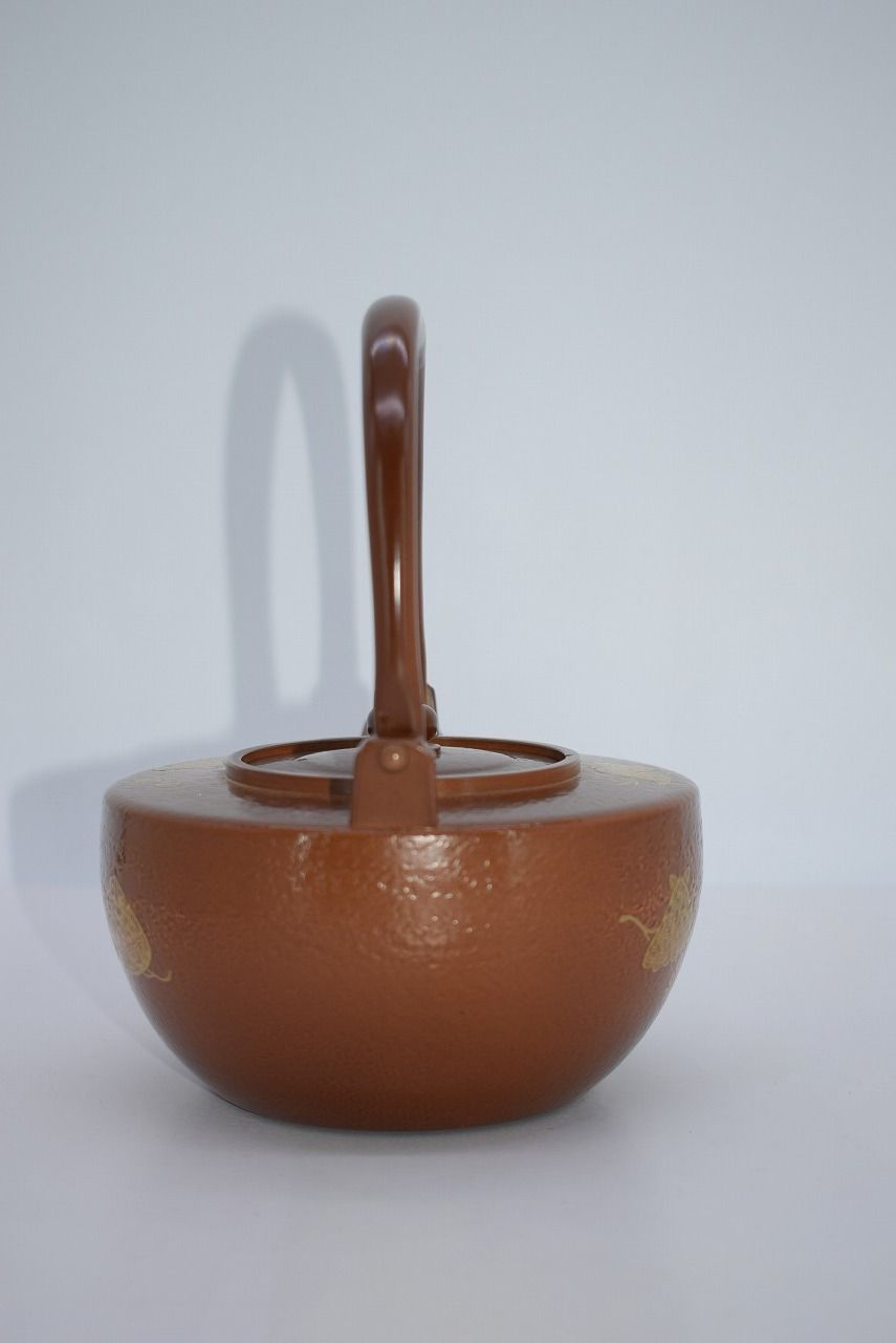 茶道具 海松貝蒔絵 銅製 銚子 陶器製替蓋付 29-9505 - メルカリ