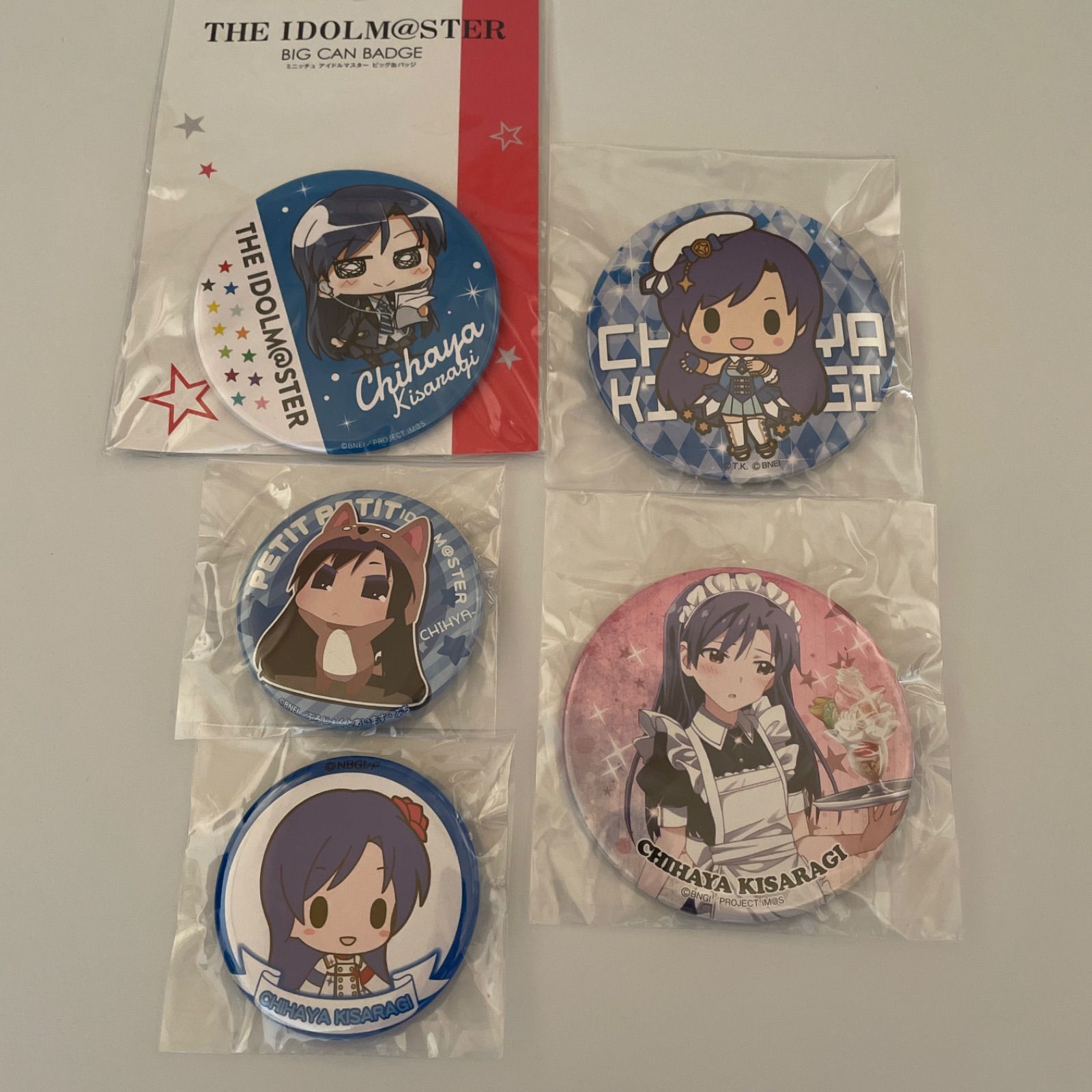 如月千早 アイドルマスター 缶バッジ計5点 id:9hl - メルカリ