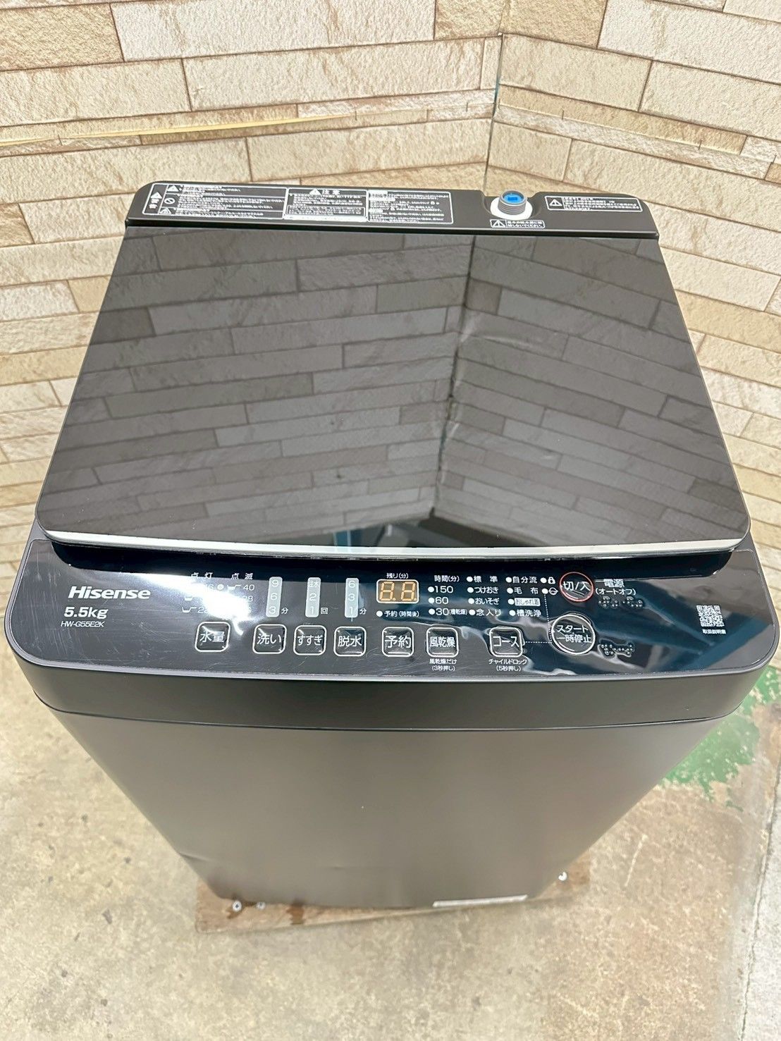 大阪送料無料☆3か月保障付き☆洗濯機☆ハイセンス☆5.5kg☆2023年☆HW