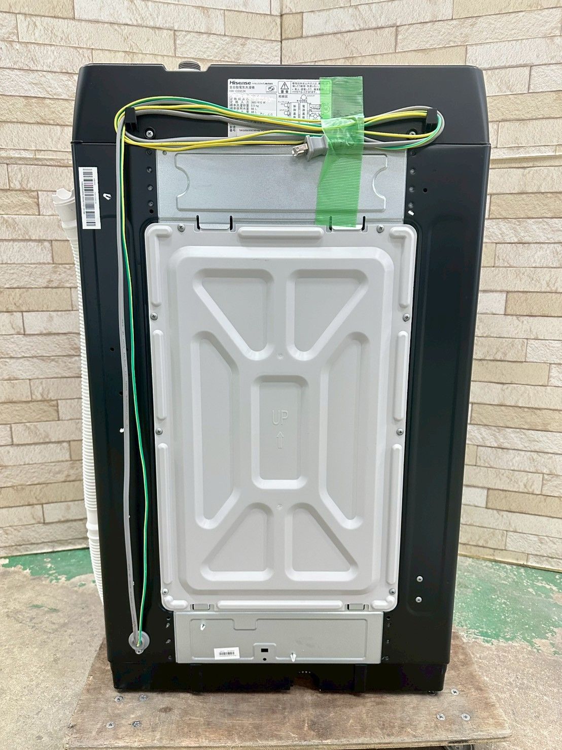 大阪送料無料★3か月保障付き★洗濯機★2024年★HW-G55E2K★IS836 大阪送料無料☆3か月保障付き☆洗濯機☆ハイセンス☆5.5kg☆2023年☆HW