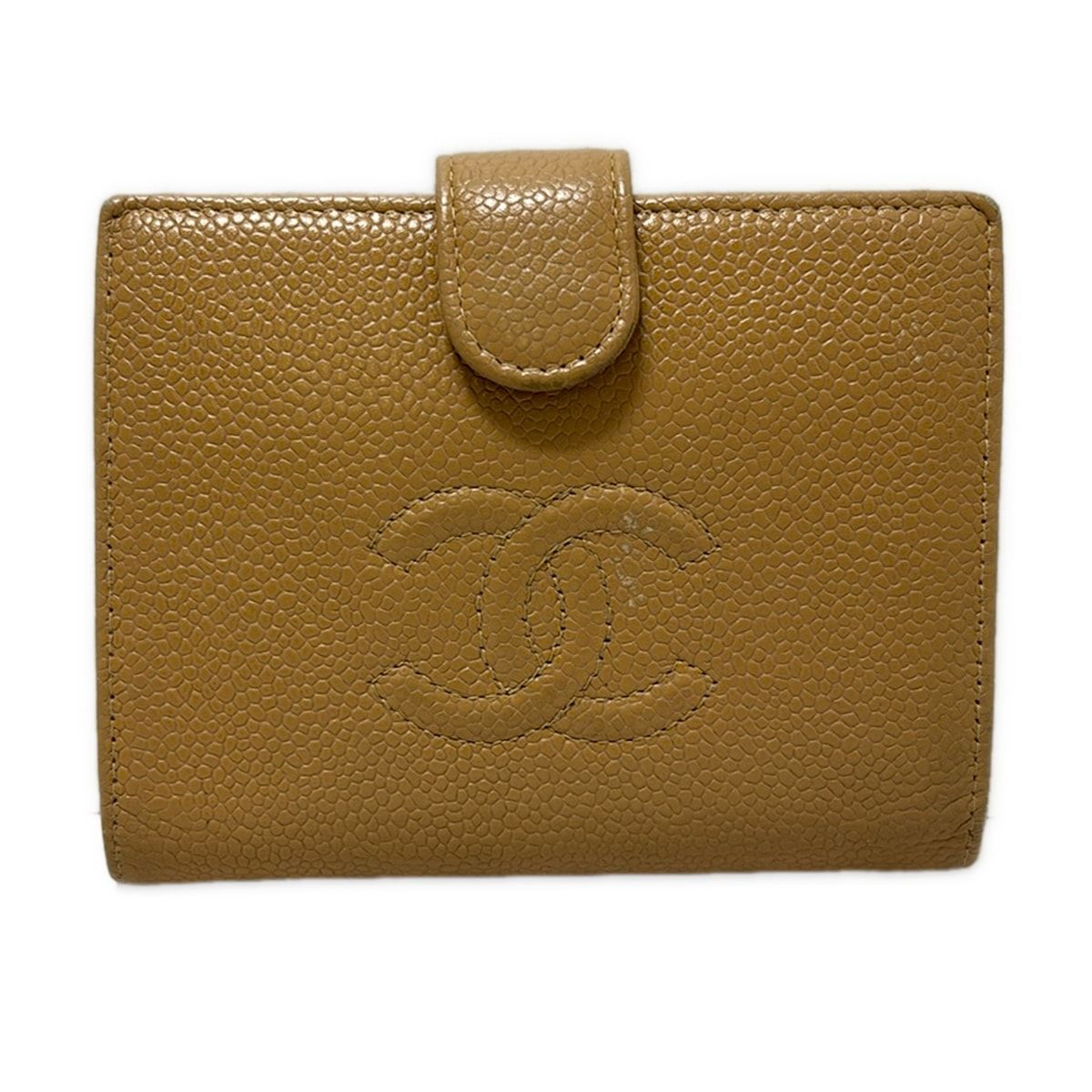 CHANEL ゴールド 二つ折り財布 【公式通販】