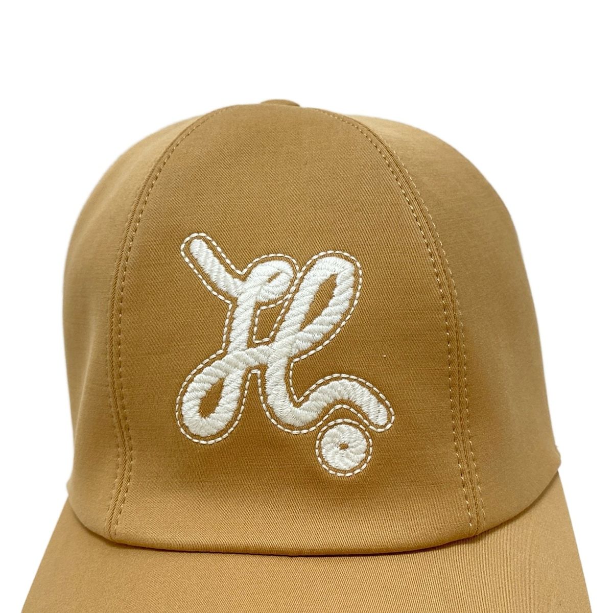 HERMES(エルメス) キャップ - ベージュ コットン - メルカリ