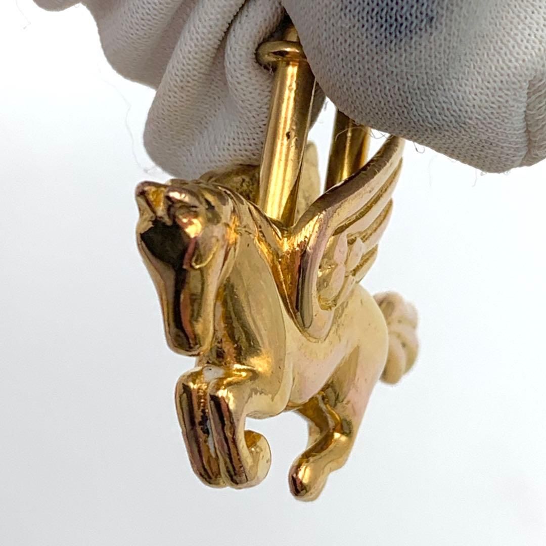 エルメス ペガサス 馬 カデナ 1993年限定 ゴールド チャーム 南京錠