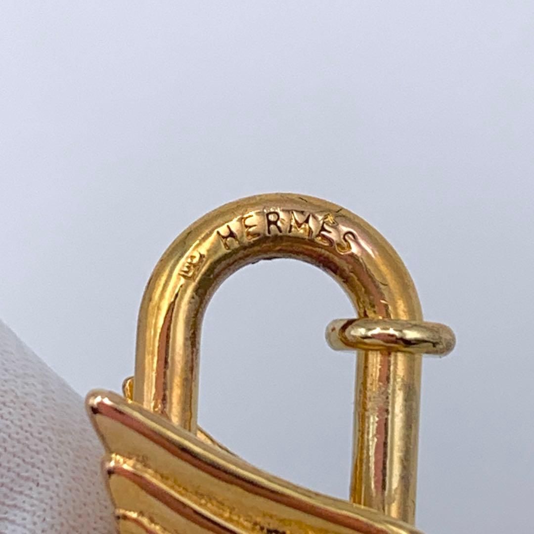 エルメス ペガサス 馬 カデナ 1993年限定 ゴールド チャーム 南京錠