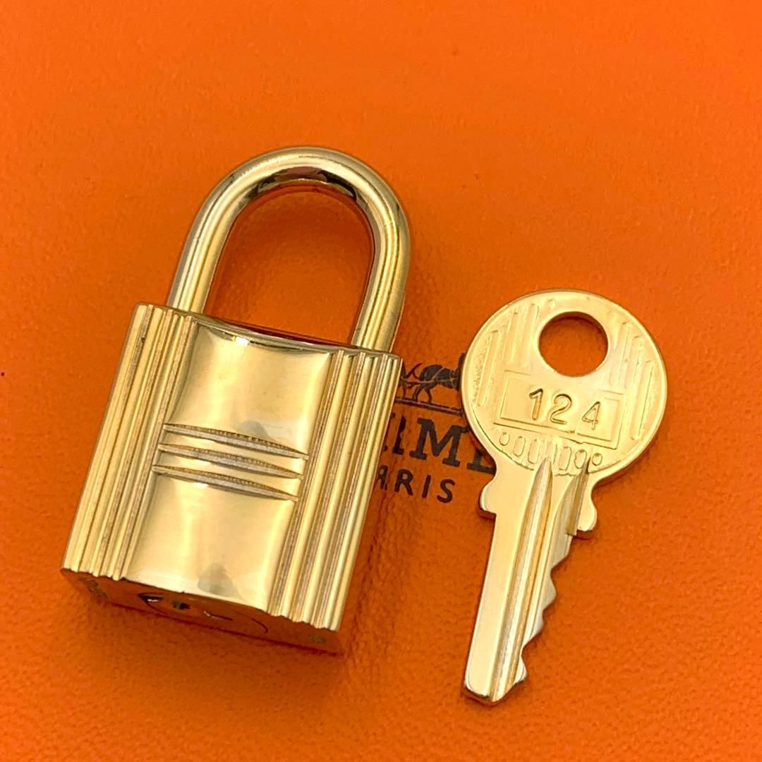 エルメス カデナ ゴールド 24Kメッキ No.120 120番 鍵付き カデナキー
