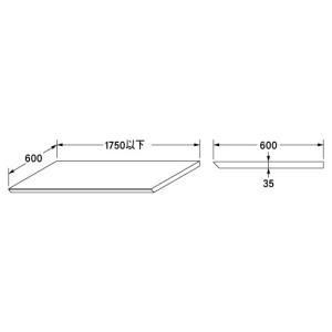 KAKUDAI カクダイ 洗面カウンター 桧 497-076