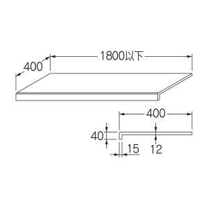 KAKUDAI カクダイ 手洗カウンター スノーホワイト 497-010-W
