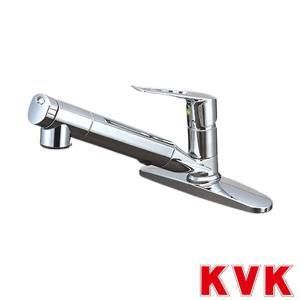 KVK 浄水器内蔵用シングルシャワー付混合栓 eレバー