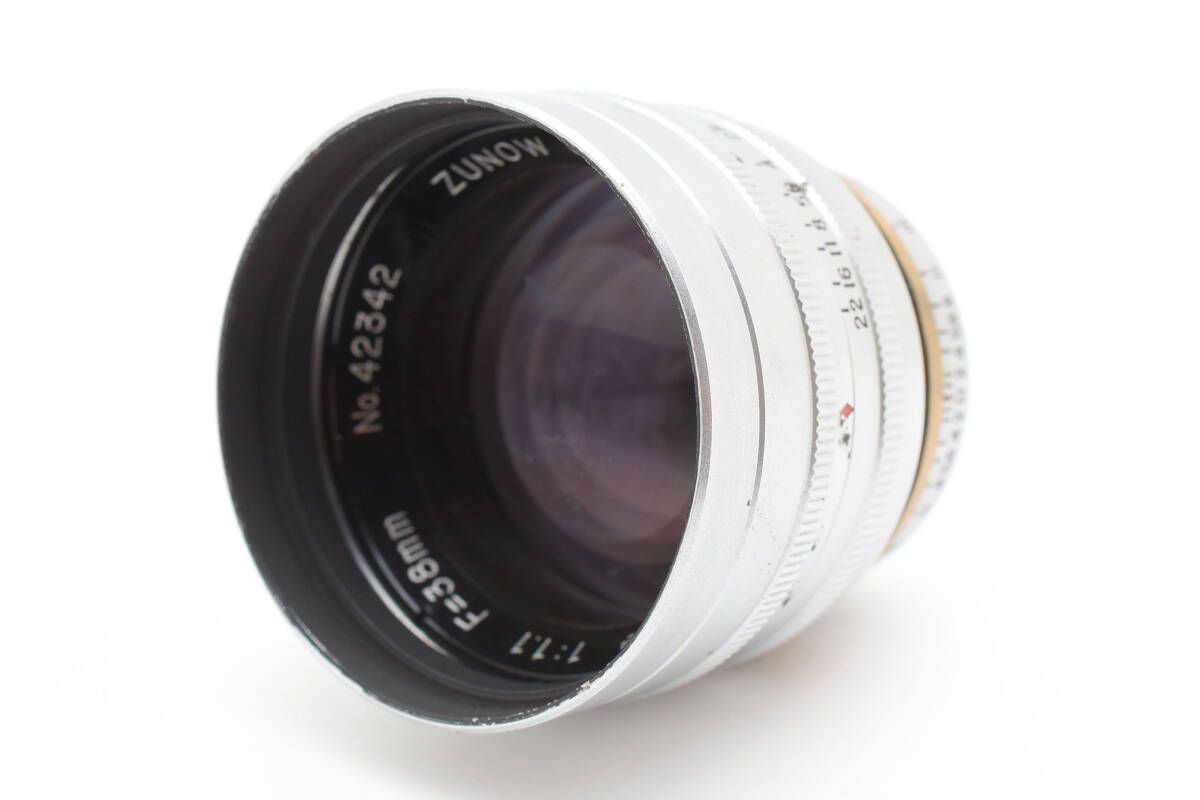 ZUNOW-ELMO Cine 1:1.1 f=38mm D マウント 美品 ☆ ズノー ZUNOW-ELMO CINE 38MM F1.1 Dマウント シネレンズ Dマウント
