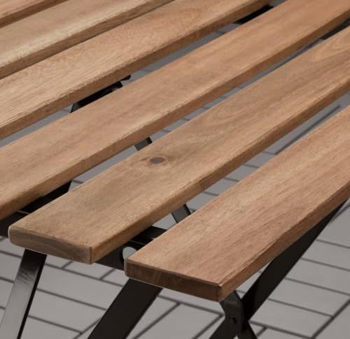  迅速に発送 IKEA イケア TARNO 折りたたみテーブル アカシア材 スチール e 5 acb 3 c その他 キッチン 食器