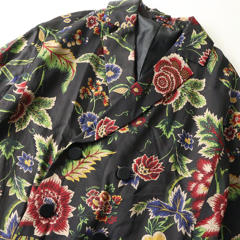 ロイスクレヨン Lois CRAYON ダークサラサプリント ダブルボタン