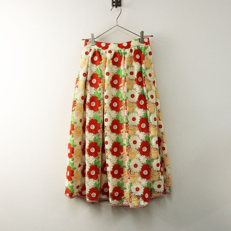美品 フランシュリッペ franche lippee クロシェットスカート M
