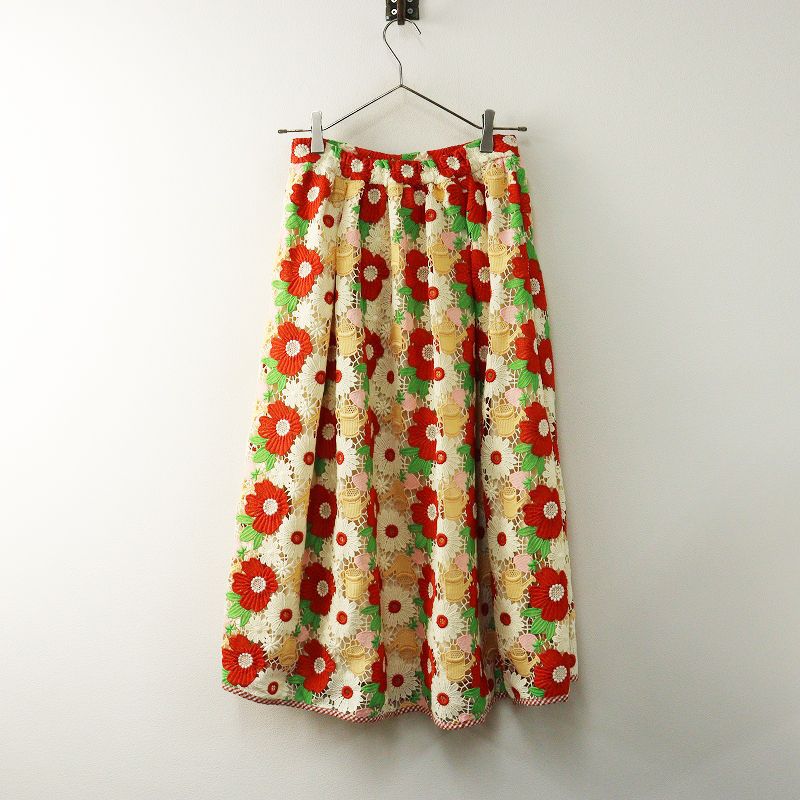 美品 フランシュリッペ franche lippee クロシェットスカート M