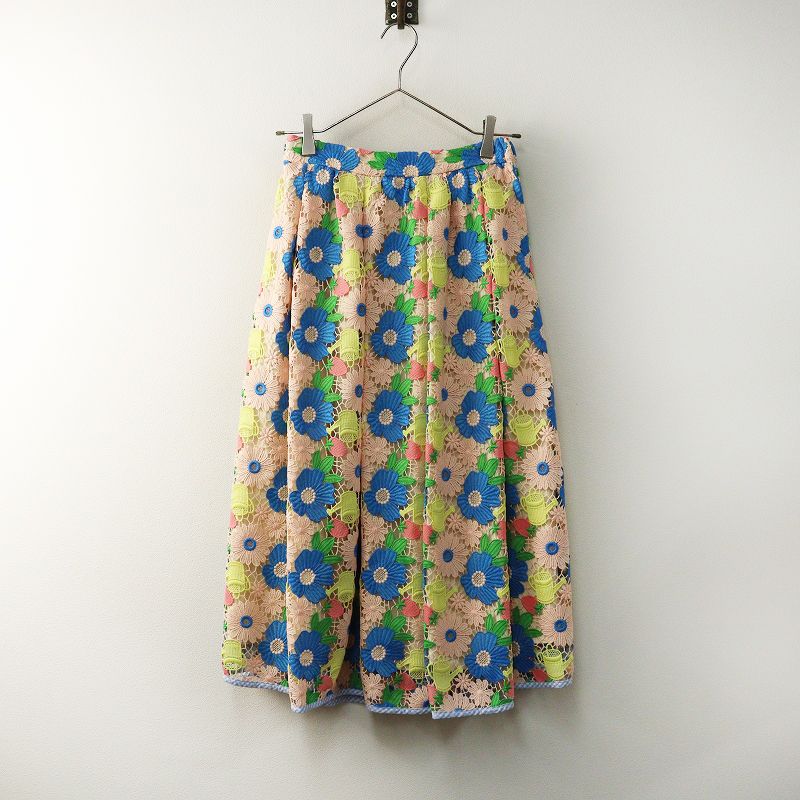 フランシュリッペ franche lippee クロシェットスカート M＼ブルー系