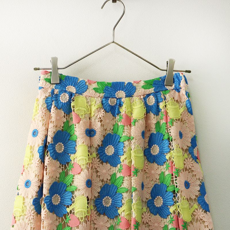 フランシュリッペ franche lippee クロシェットスカート M＼ブルー系