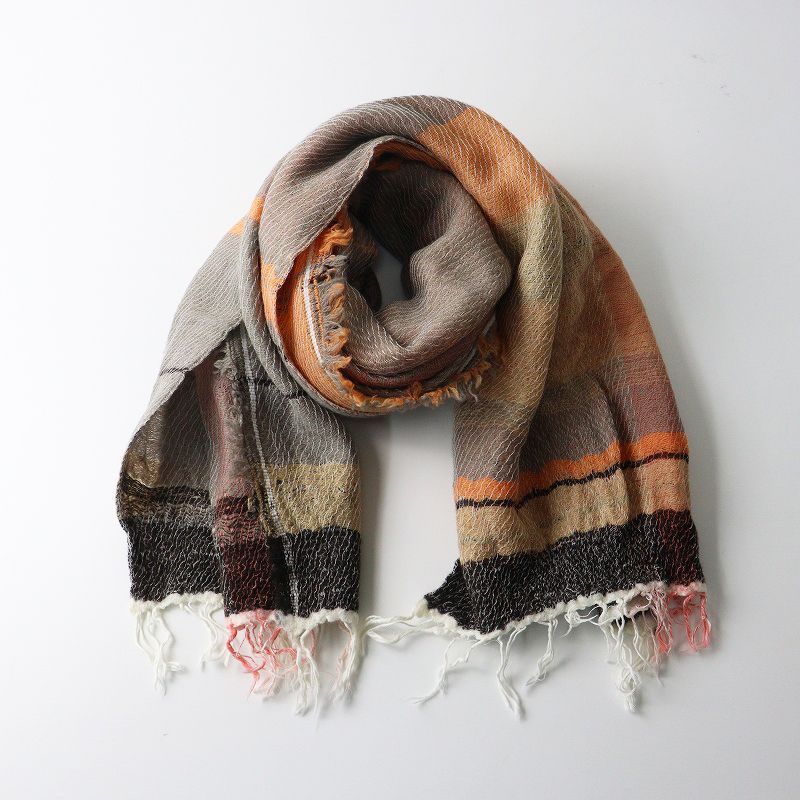 玉木新雌 タマキニイメ tamaki niime roots shawl BIG ルーツショール