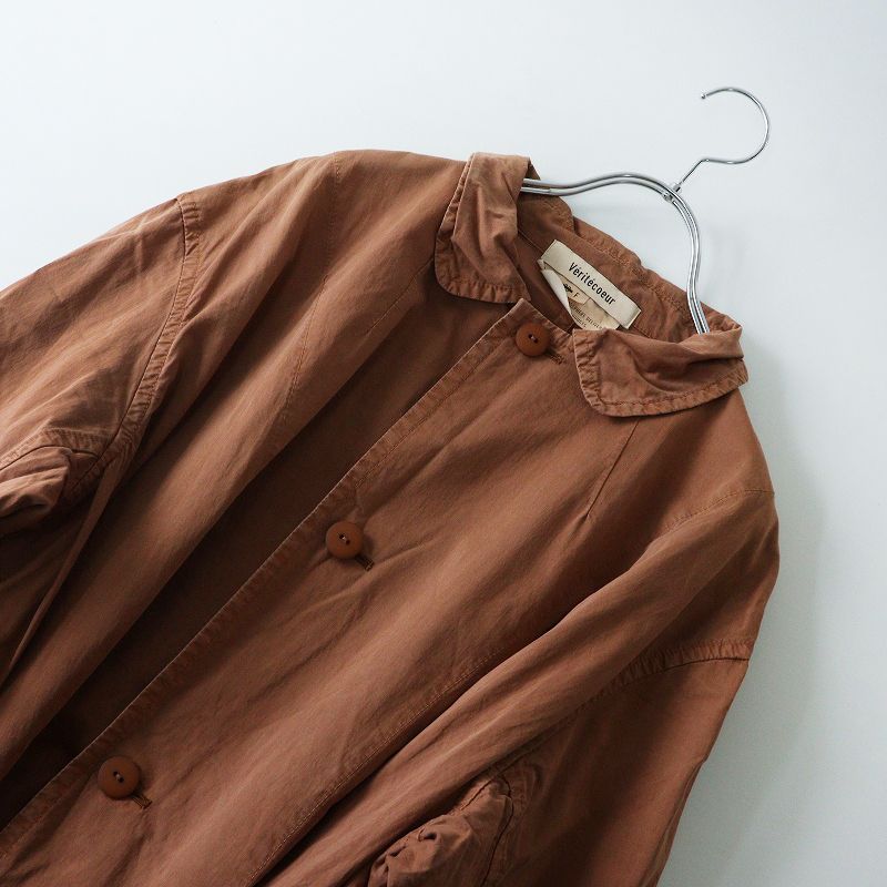 ヴェリテクール Veritecoeur 天然染め コットンコート F｜ブラウン系