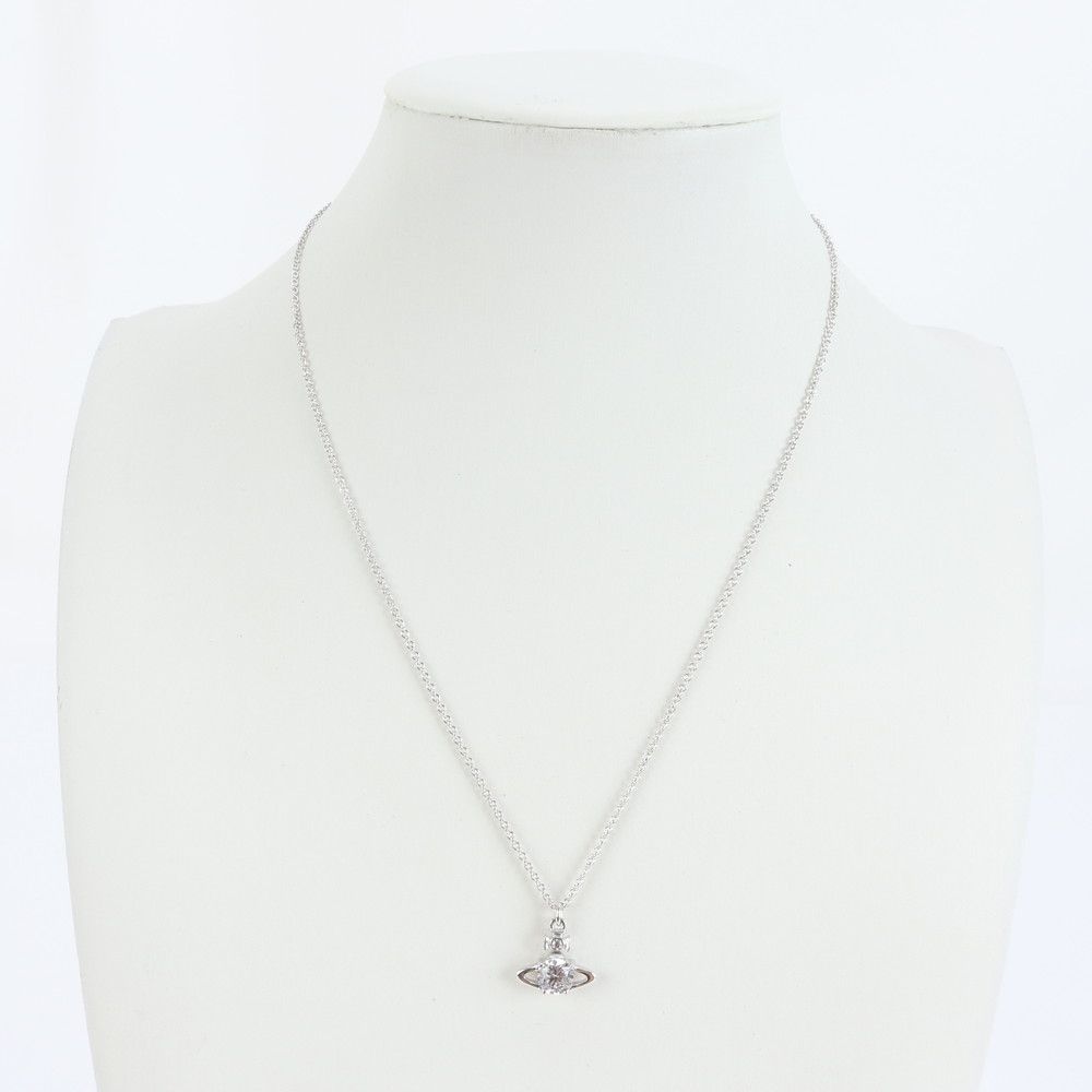 極美品 ヴィヴィアンウエストウッド オーヴ ラインストーン ネックレス