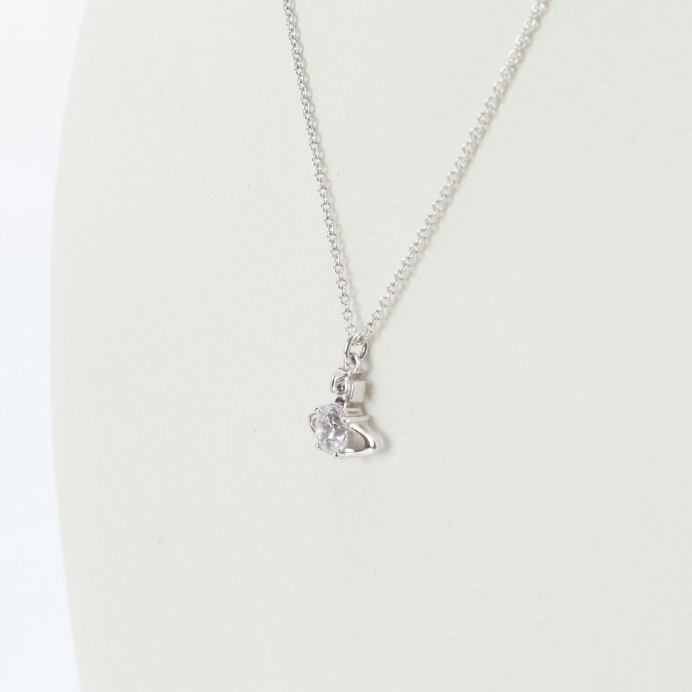 極美品 ヴィヴィアンウエストウッド オーヴ ラインストーン ネックレス